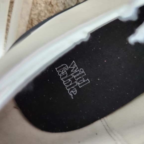 Wild Fable - White Lacey Loafer Flats - 9 1/2 W - Picture 8 of 11